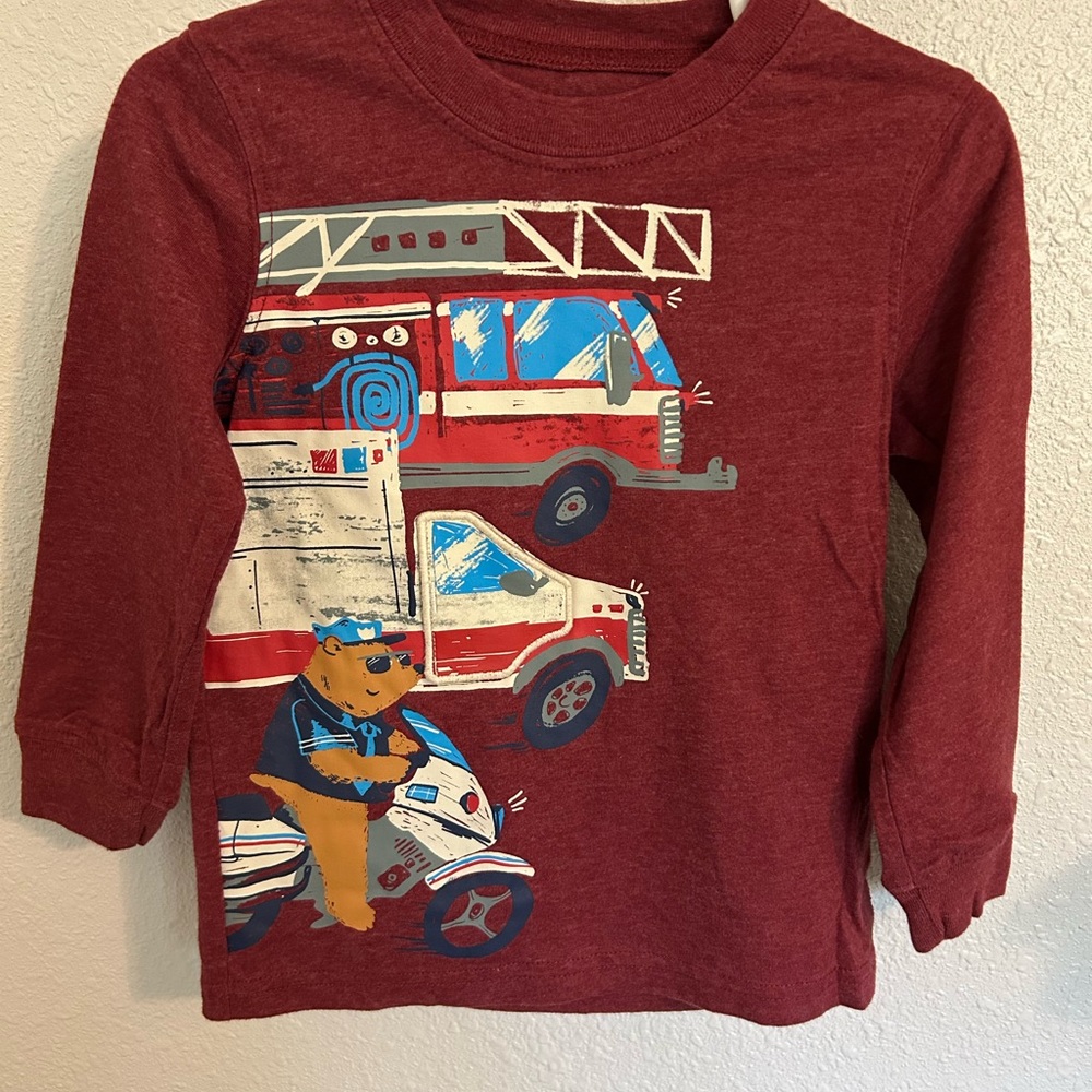 Carter’s Toddler Red Graphic Long Sleeve Shirt